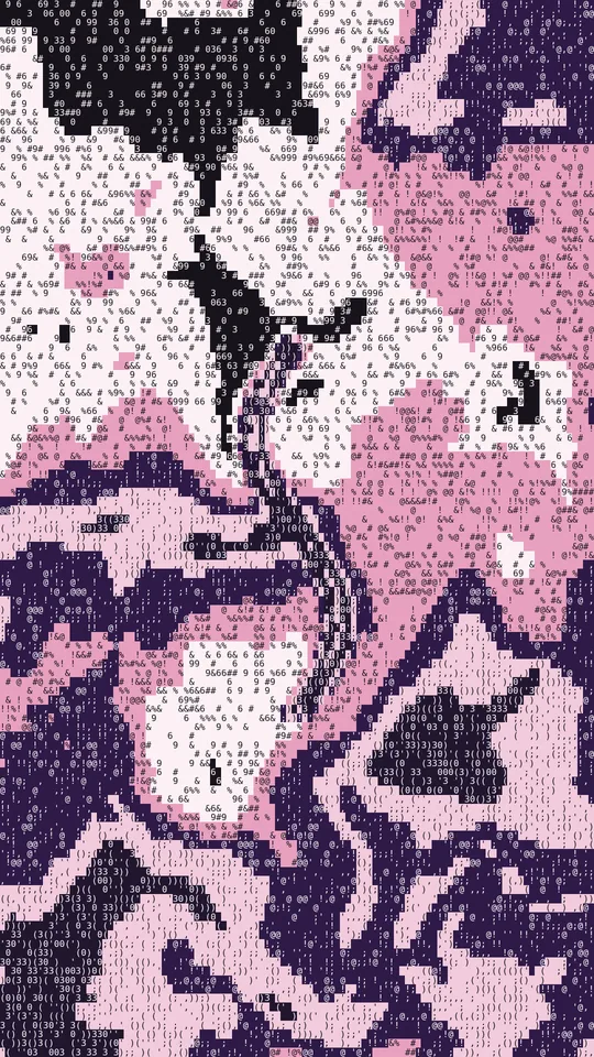 Run poster painted in the colours of "Aubergine (Late Edit)" by Deep Cover